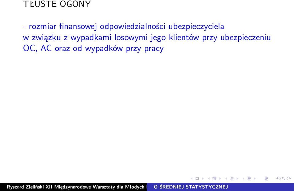 związku z wypadkami losowymi jego