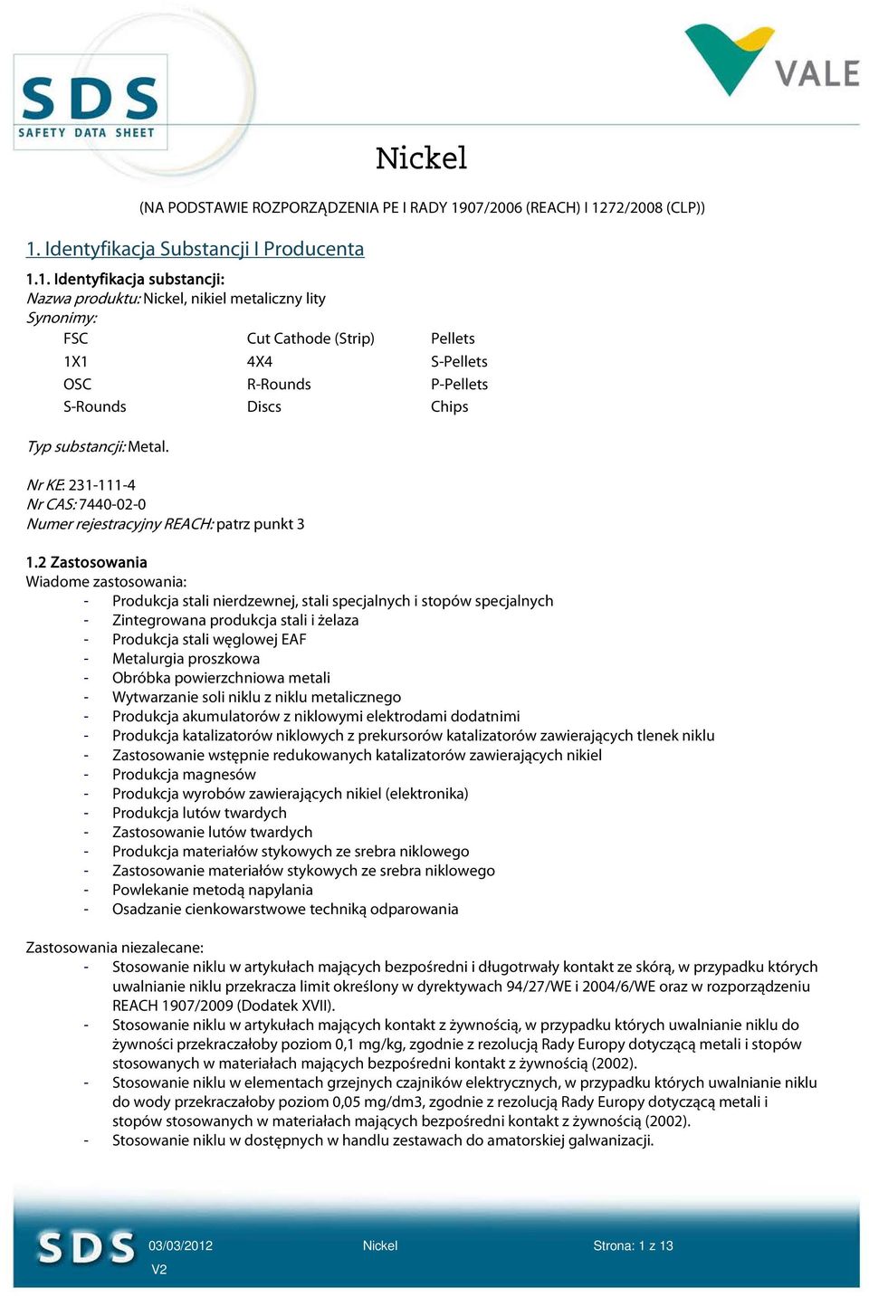 3 Page 2 of 3 (NA PODSTAWIE ROZPORZĄDZENIA PE I RADY 19