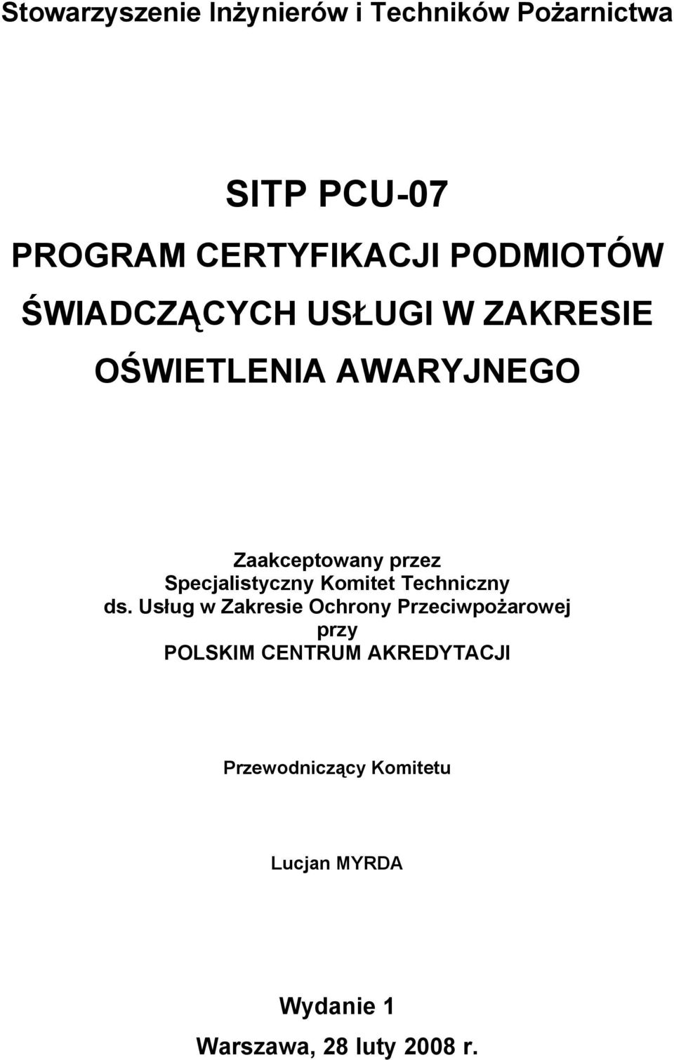 Specjalistyczny Komitet Techniczny ds.