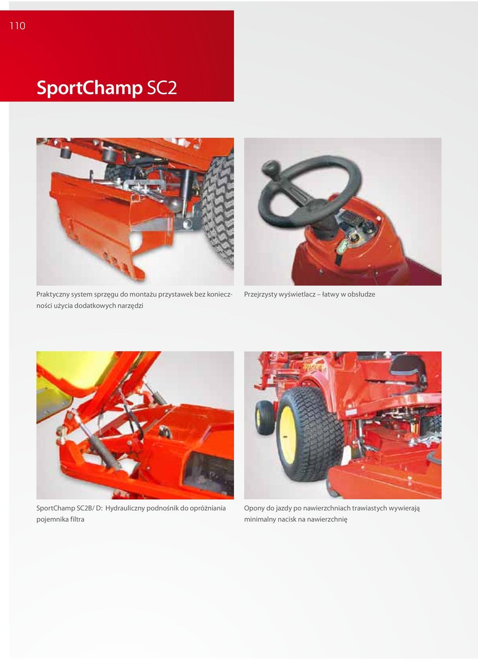 D: Hydrauliczny podnośnik do opróżniania pojemnika filtra Opony do