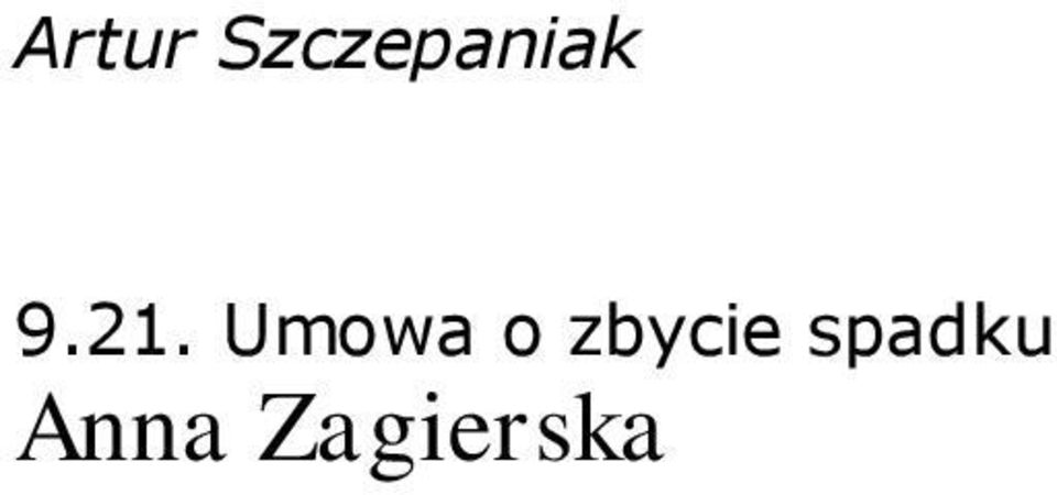 zbycie