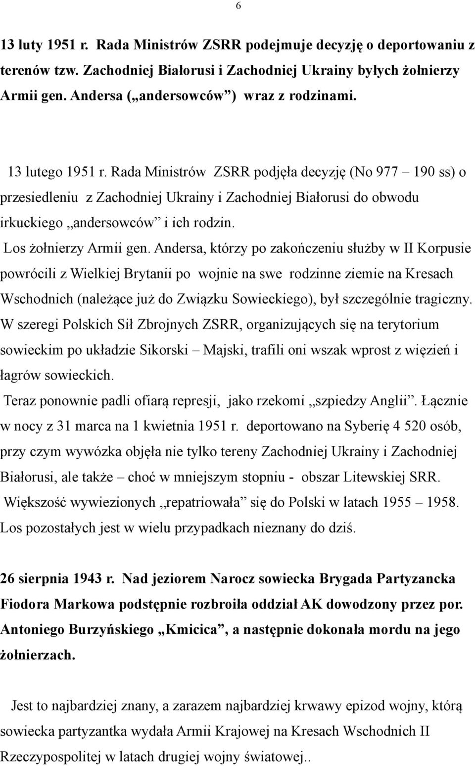 Los żołnierzy Armii gen.