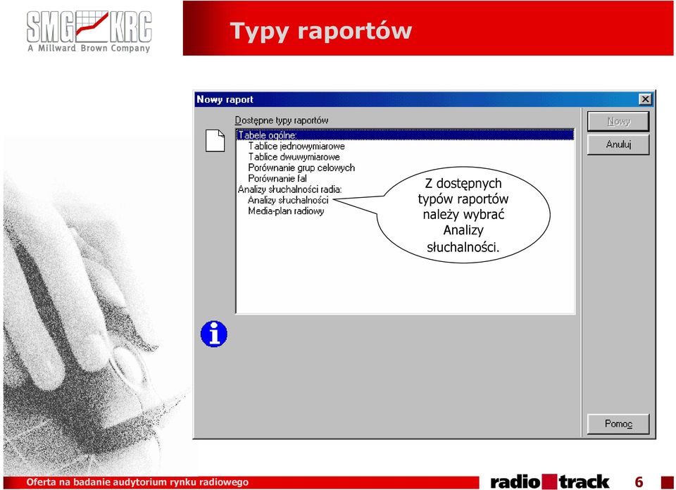 Analizy słuchalności.