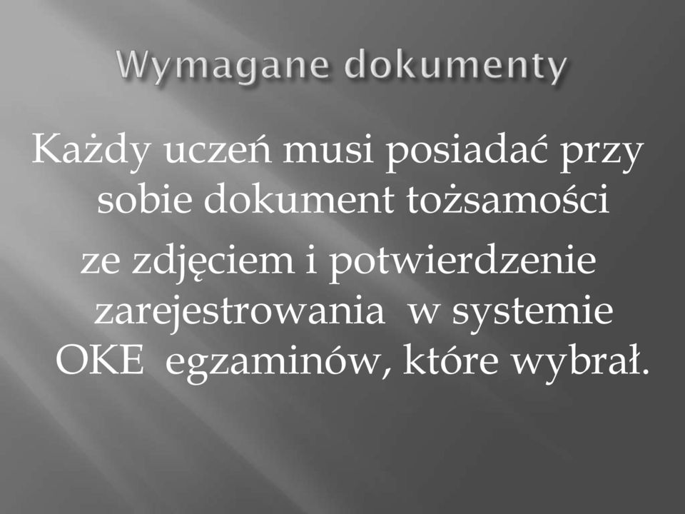 zdjęciem i potwierdzenie