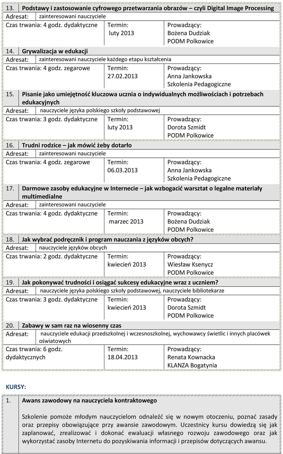 Pisanie jako umiejętność kluczowa ucznia o indywidualnych możliwościach i potrzebach edukacyjnych Adresat: nauczyciele języka polskiego szkoły podstawowej Czas trwania: 3 godz.