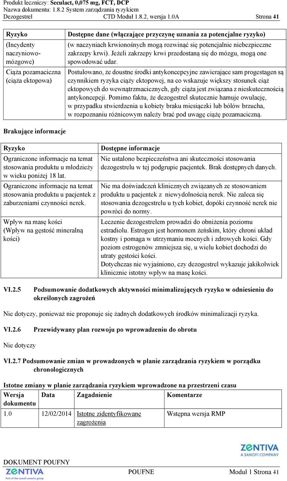 potencjalnie niebezpieczne zakrzepy krwi). Jeżeli zakrzepy krwi przedostaną się do mózgu, mogą one spowodować udar.