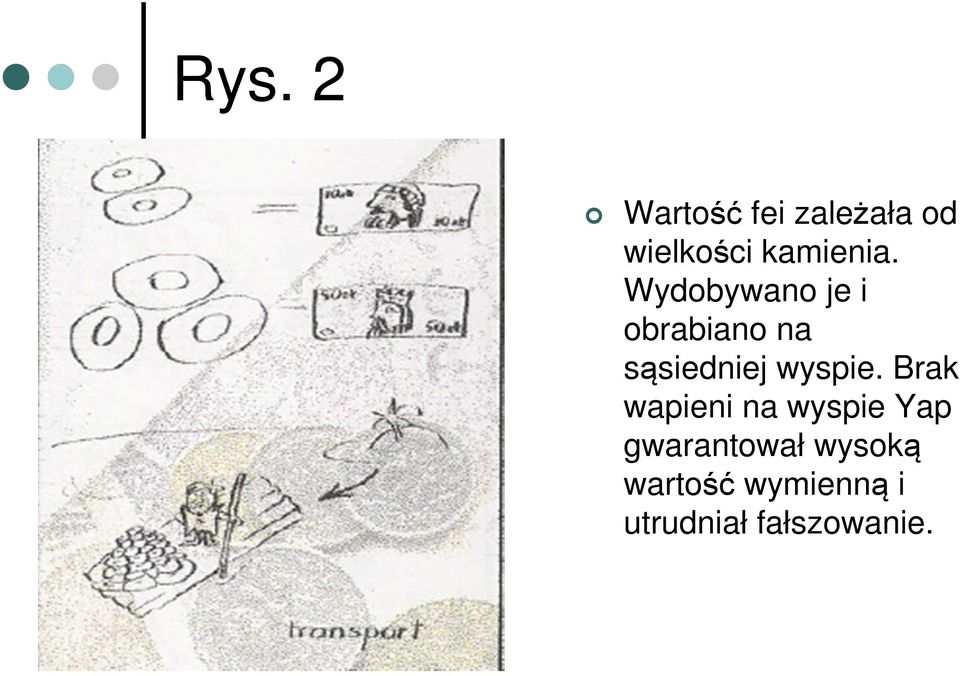 Wydobywano je i obrabiano na sąsiedniej wyspie.