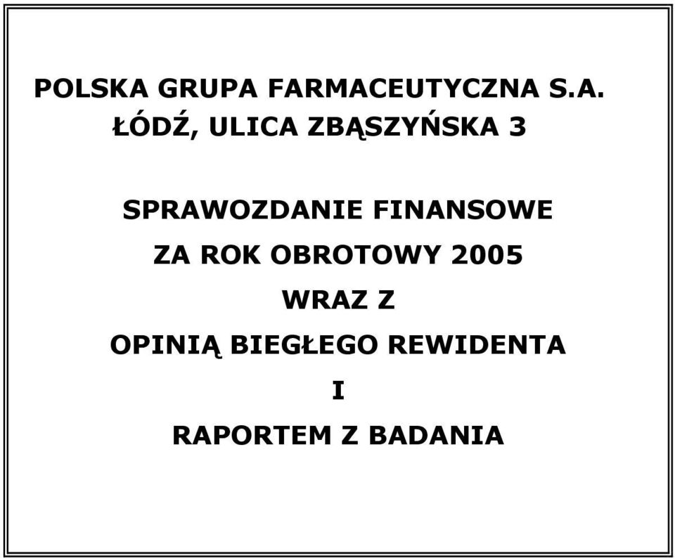 OBROTOWY 2005 WRAZ Z OPINIĄ