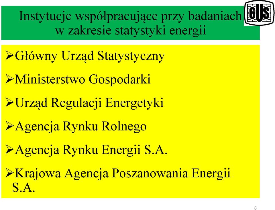 Gospodarki Urząd Regulacji Energetyki Agencja Rynku Rolnego