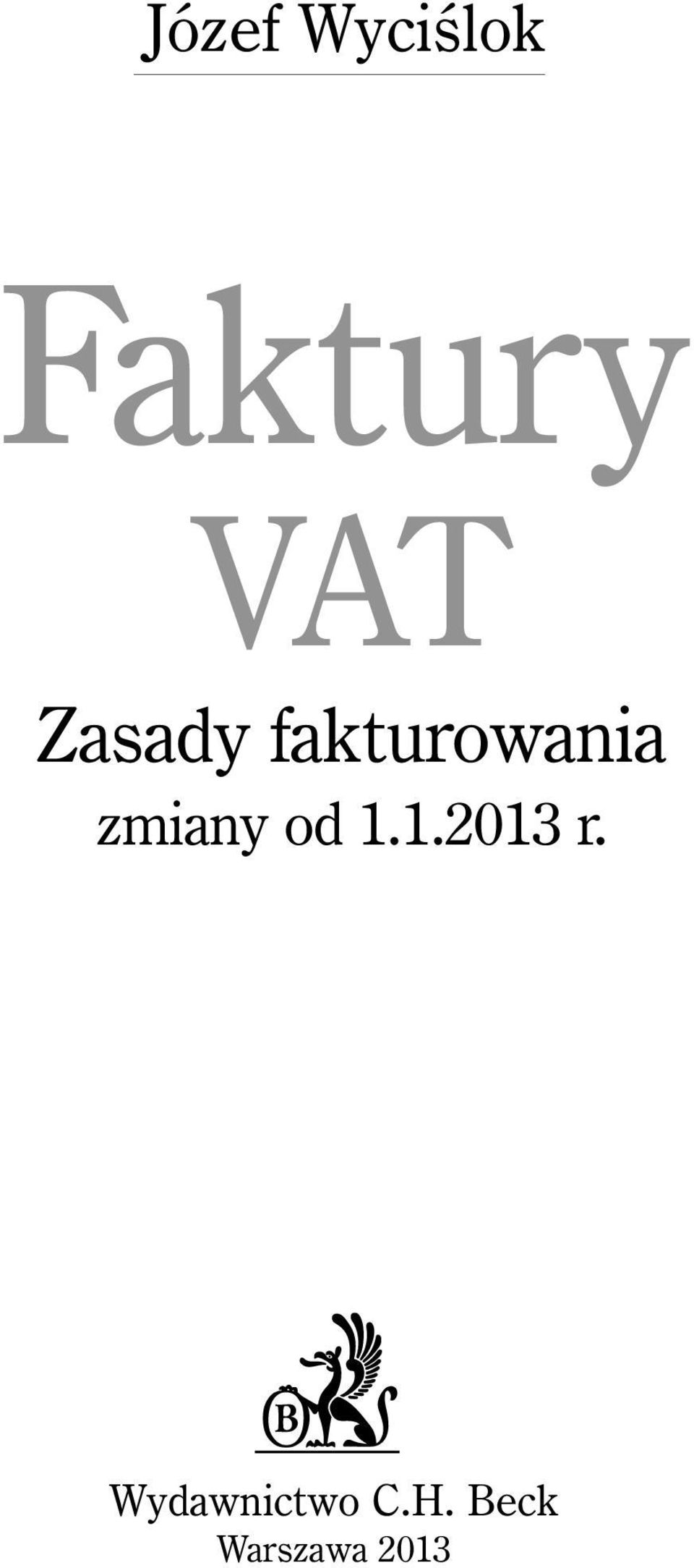 zmiany od 1.1.2013 r.