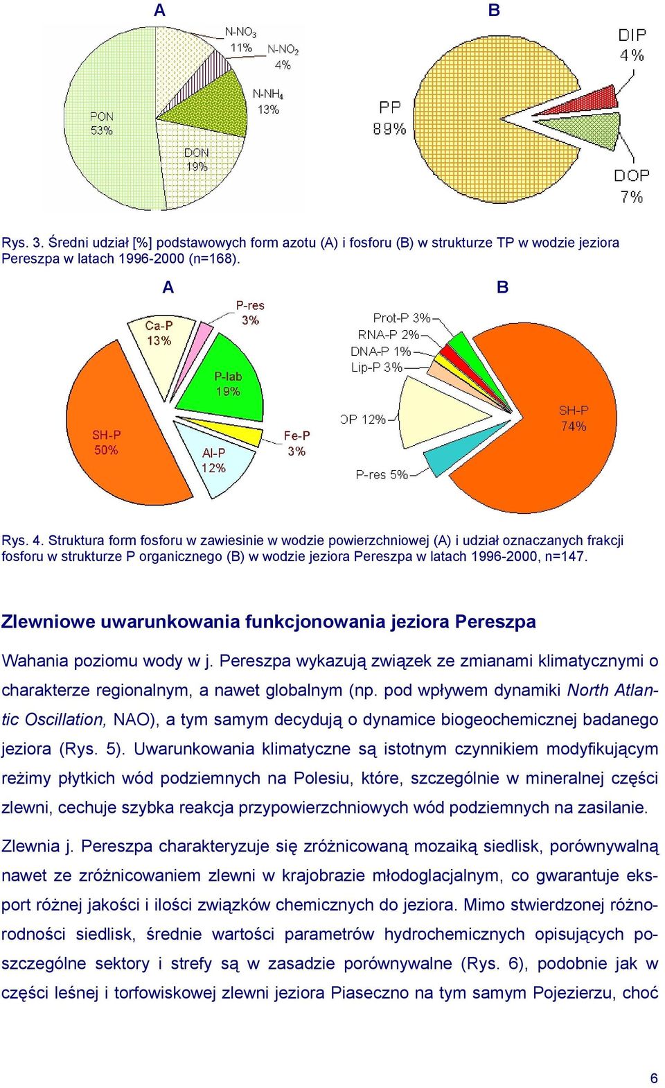 Zlewniowe uwarunkowania funkcjonowania jeziora Pereszpa Wahania poziomu wody w j. Pereszpa wykazują związek ze zmianami klimatycznymi o charakterze regionalnym, a nawet globalnym (np.