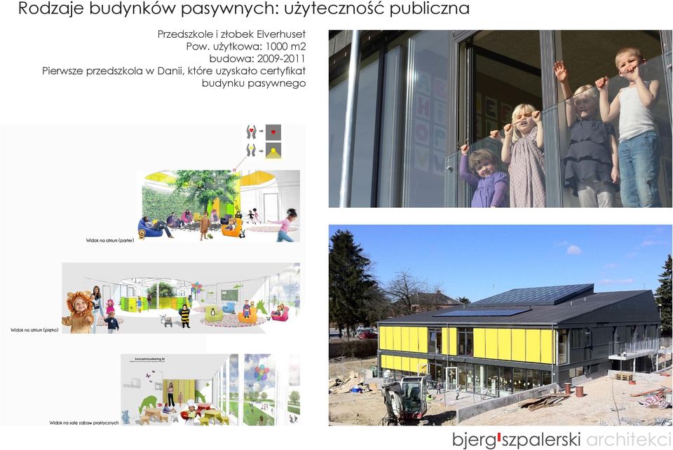 użytkowa: 1000 m2 budowa: 2009-2011 Pierwsze