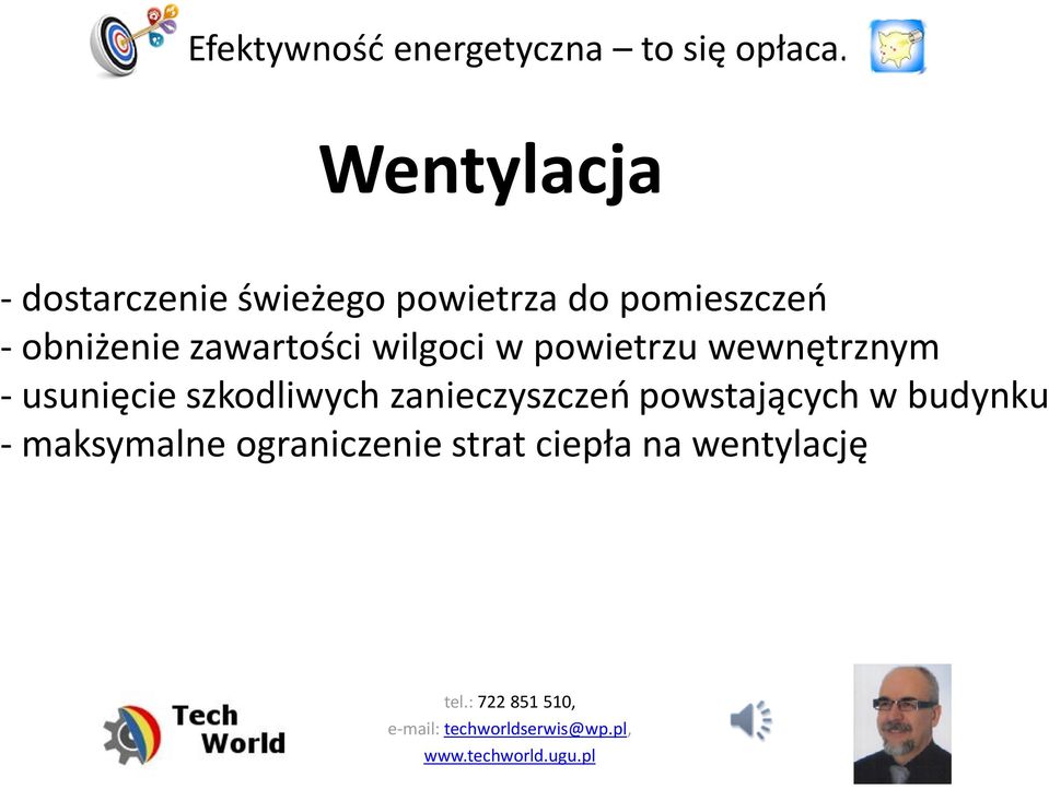 wewnętrznym - usunięcie szkodliwych zanieczyszczeń