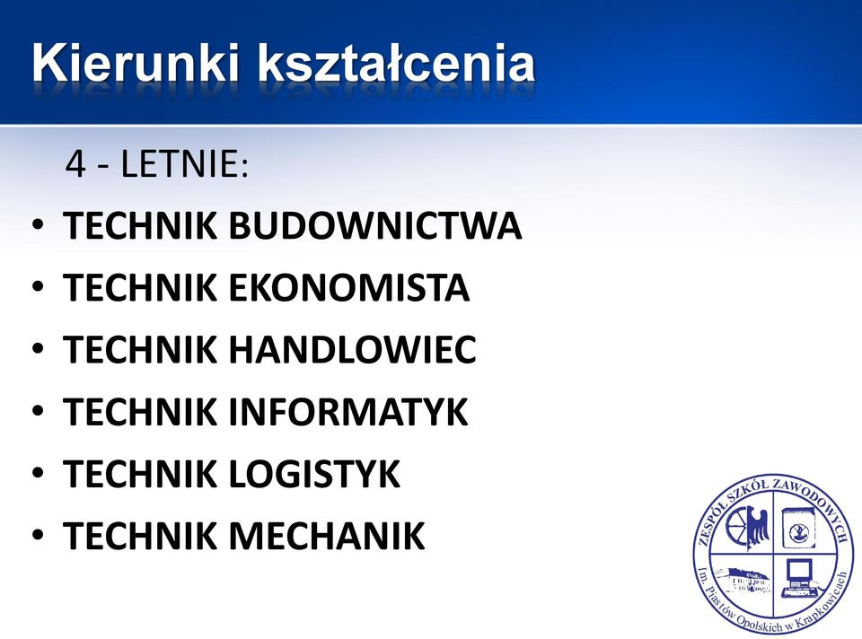 EKONOMISTA TECHNIK HANDLOWIEC