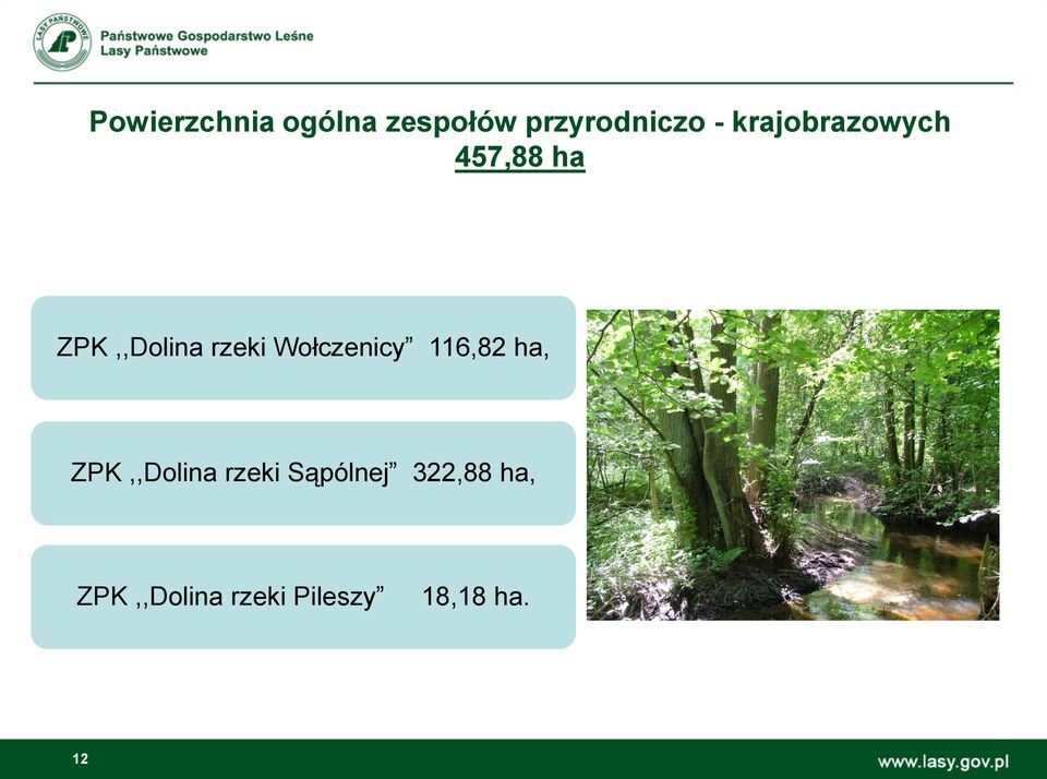 Wołczenicy 116,82 ha, ZPK,,Dolina rzeki