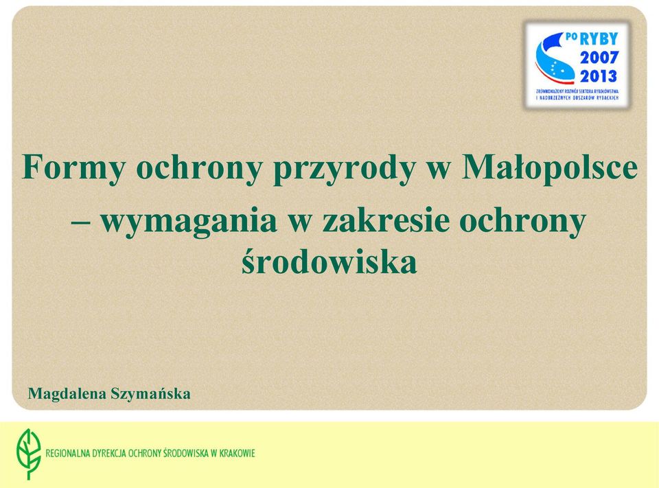 w zakresie ochrony