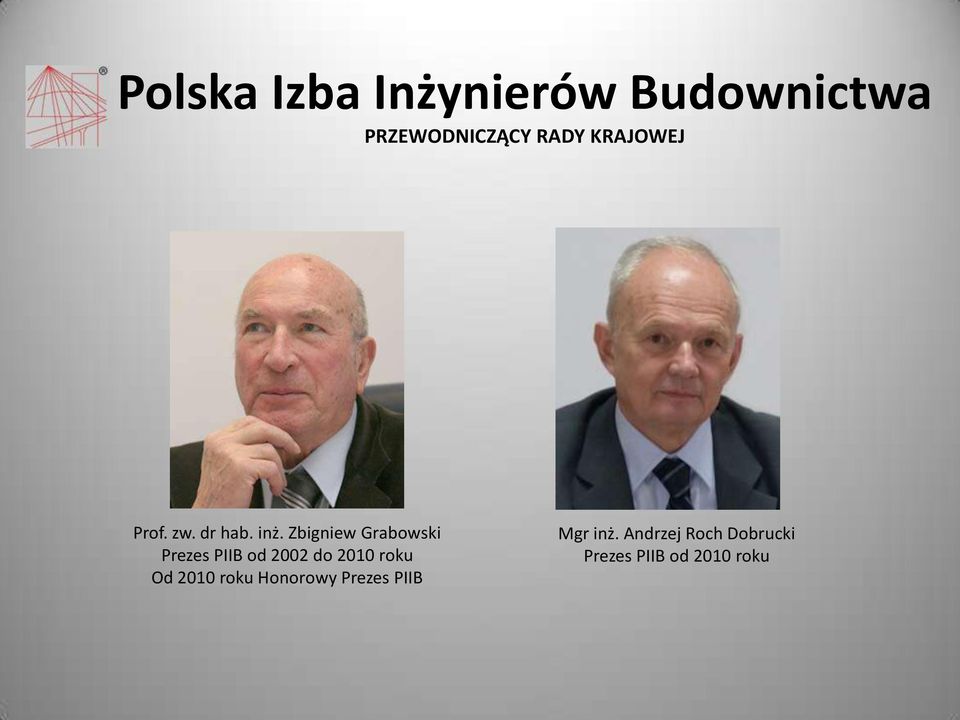 Zbigniew Grabowski Prezes PIIB od 2002 do 2010 roku