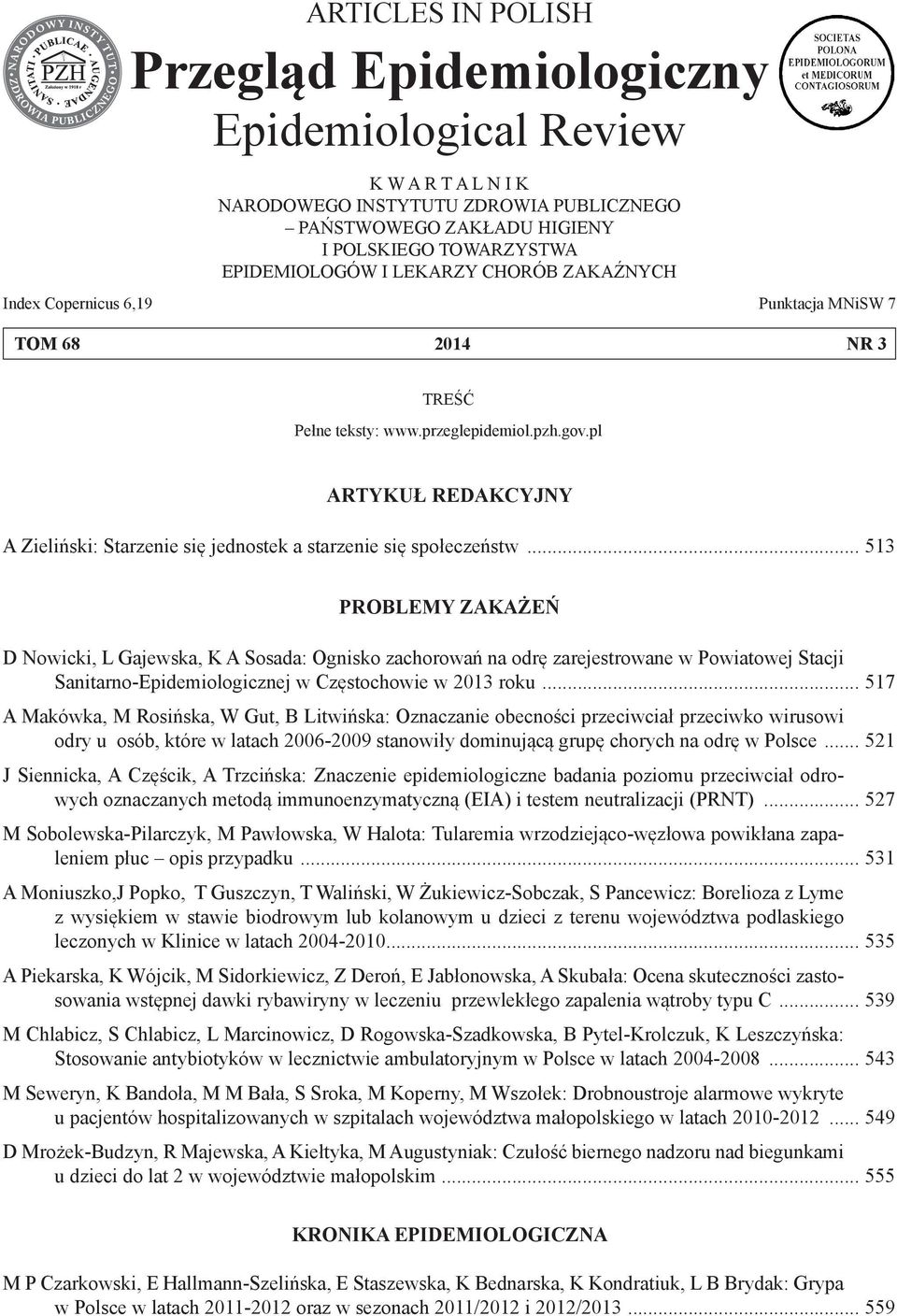 pl ARTYKUŁ REDAKCYJNY A Zieliński: Starzenie się jednostek a starzenie się społeczeństw.