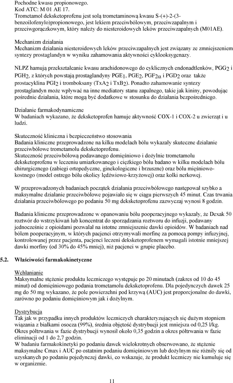 leków przeciwzapalnych (M01AE).