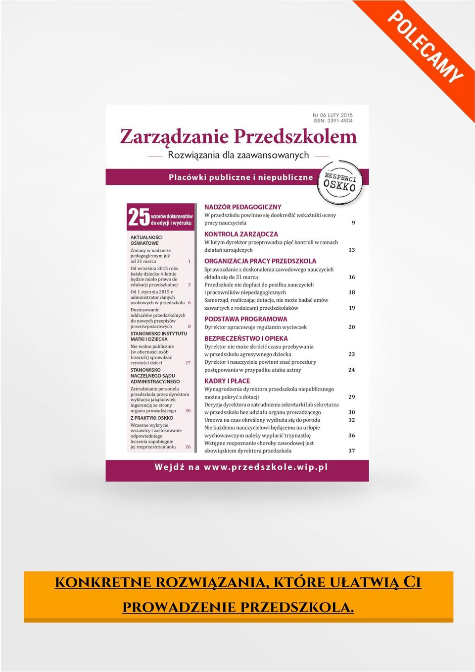 prowadzenie przedszkola.