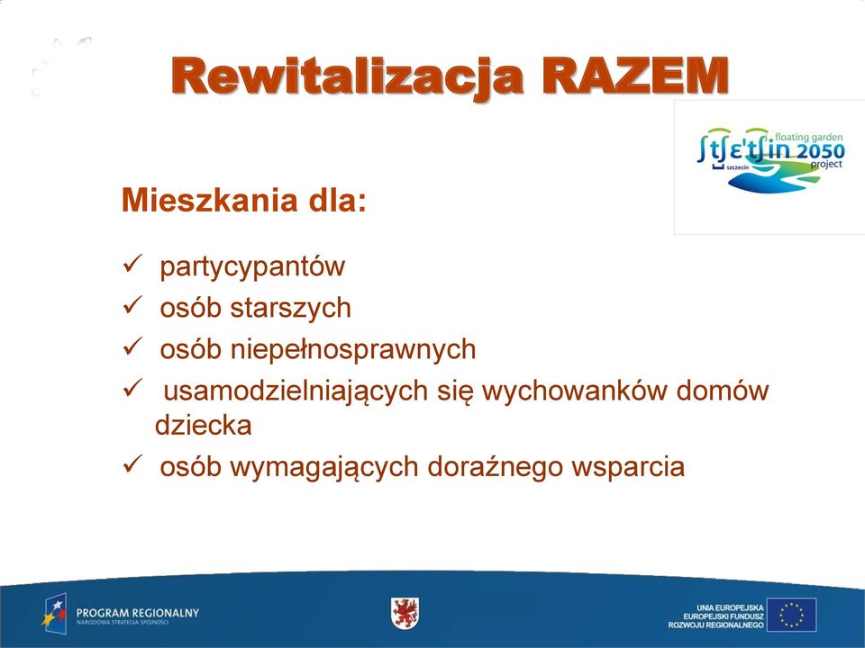 usamodzielniających się wychowanków