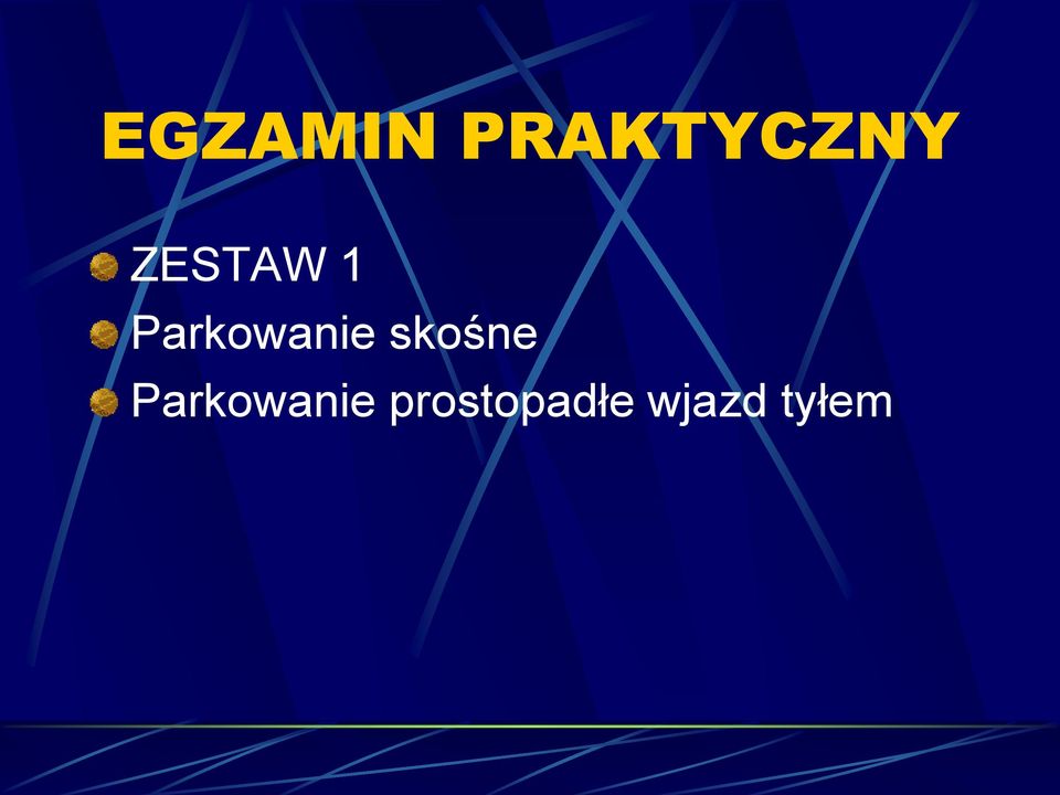 skośne Parkowanie