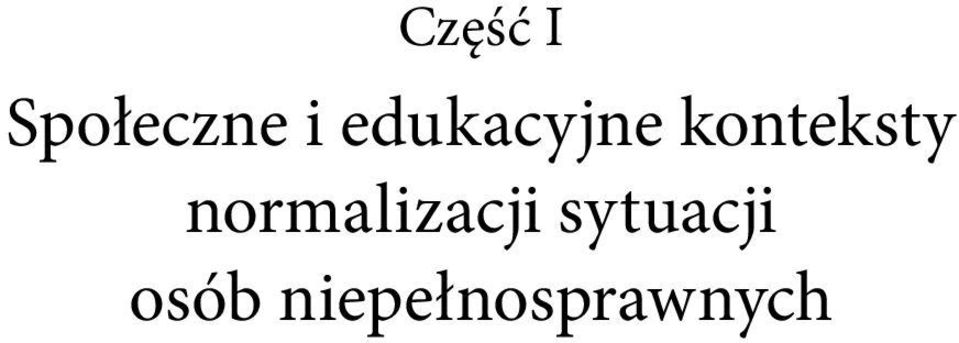 normalizacji sytuacji