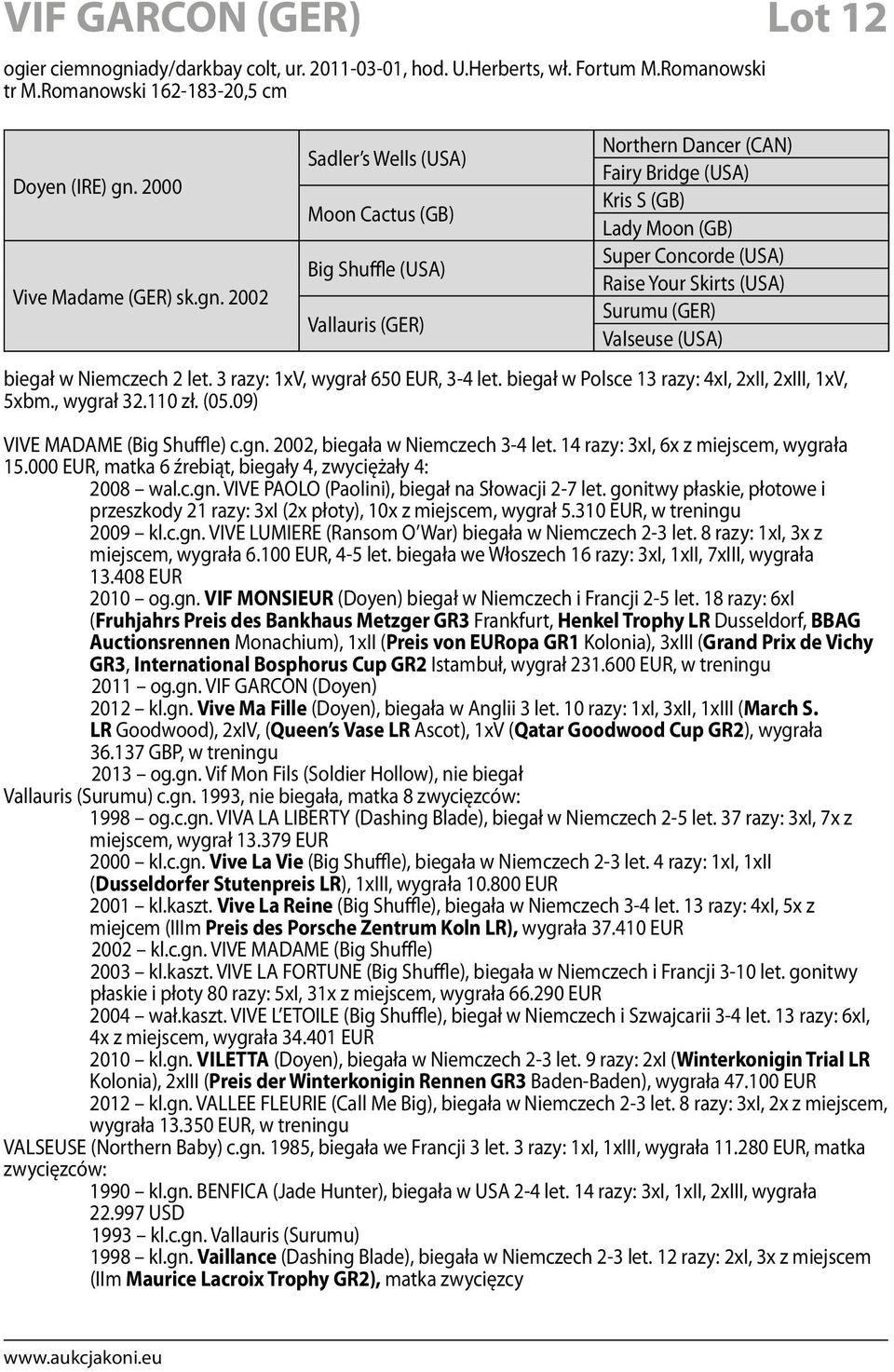 2000 Vive Madame (GER) sk.gn.