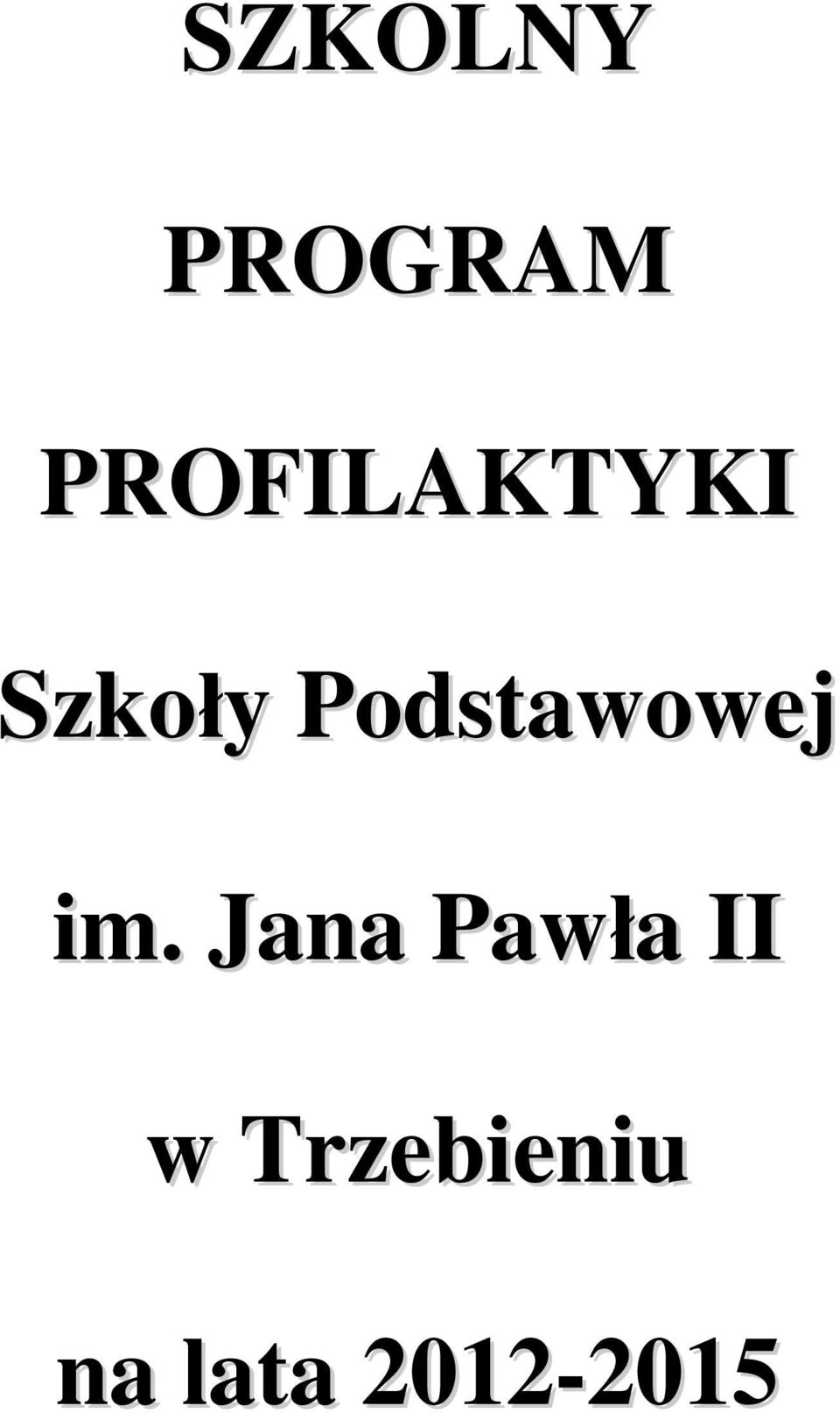 Podstawowej im.