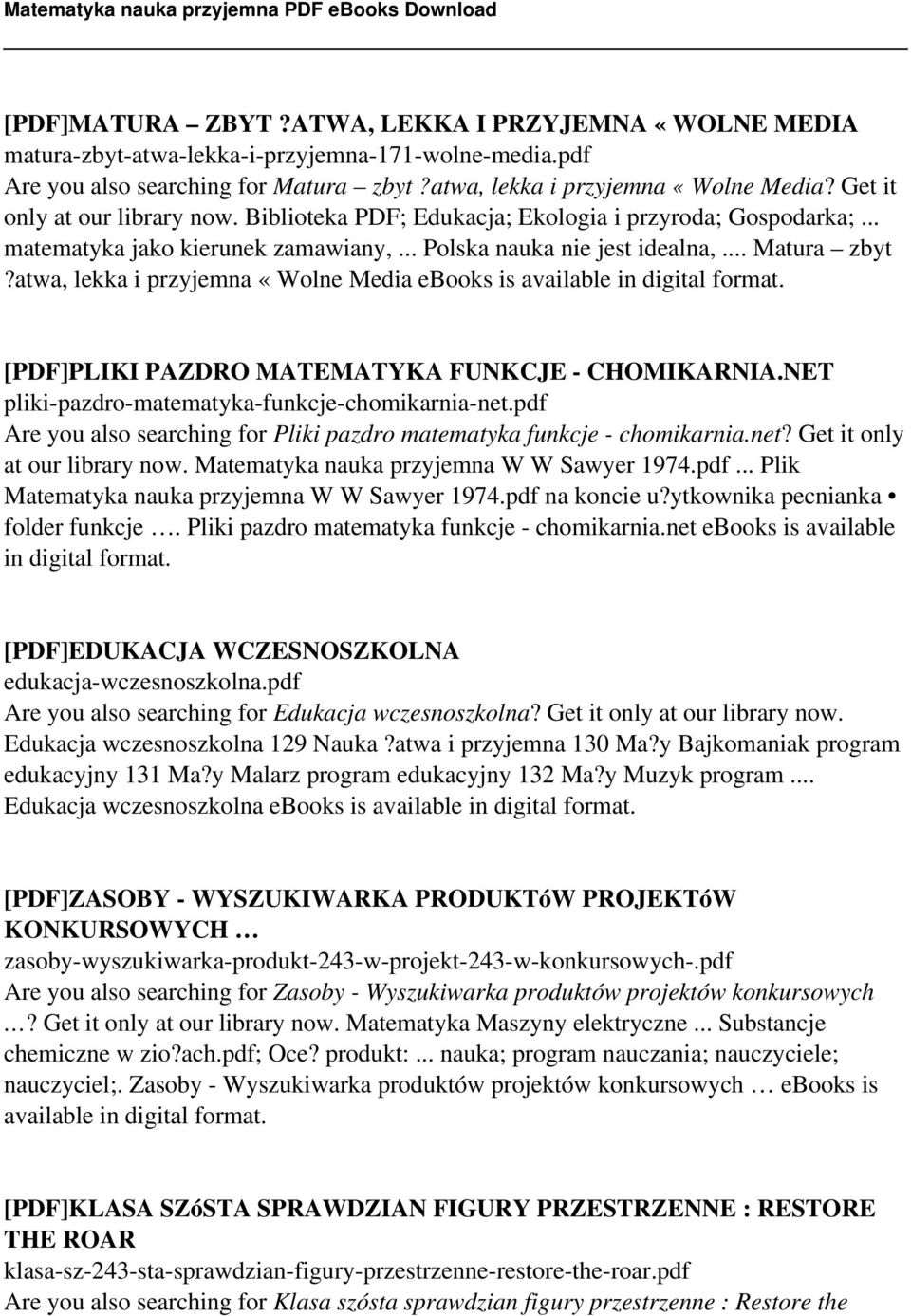 atwa, lekka i przyjemna «Wolne Media ebooks is available in digital format. [PDF]PLIKI PAZDRO MATEMATYKA FUNKCJE - CHOMIKARNIA.NET pliki-pazdro-matematyka-funkcje-chomikarnia-net.