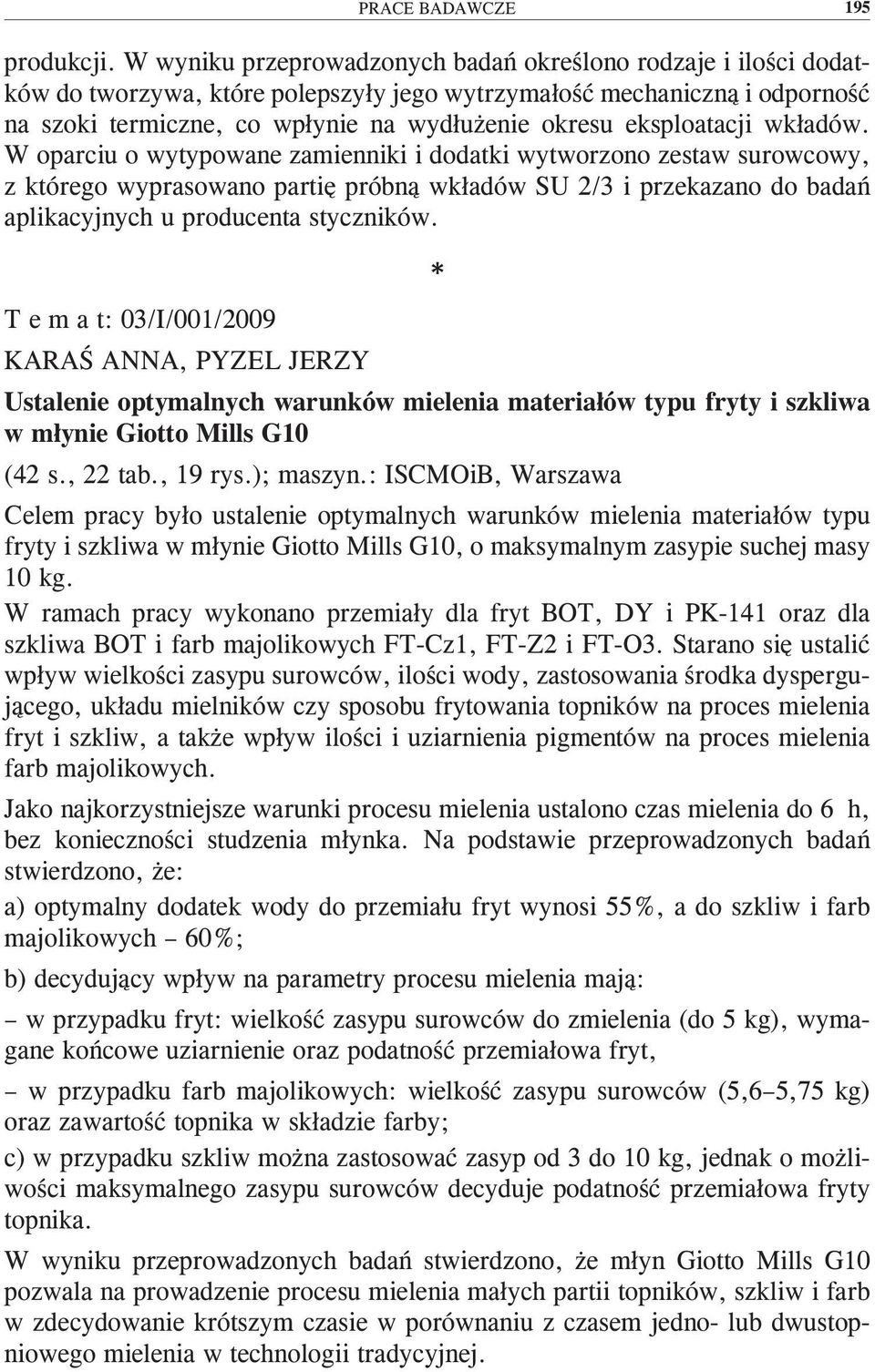eksploatacji wkładów.