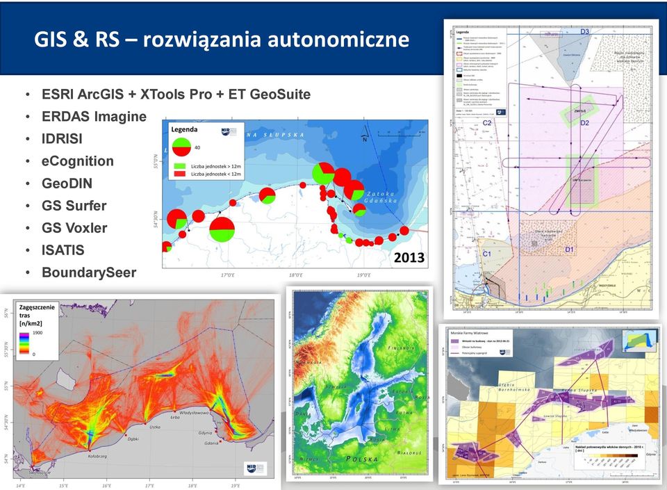 GeoSuite ERDAS Imagine IDRISI