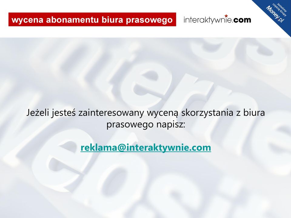 wyceną skorzystania z biura