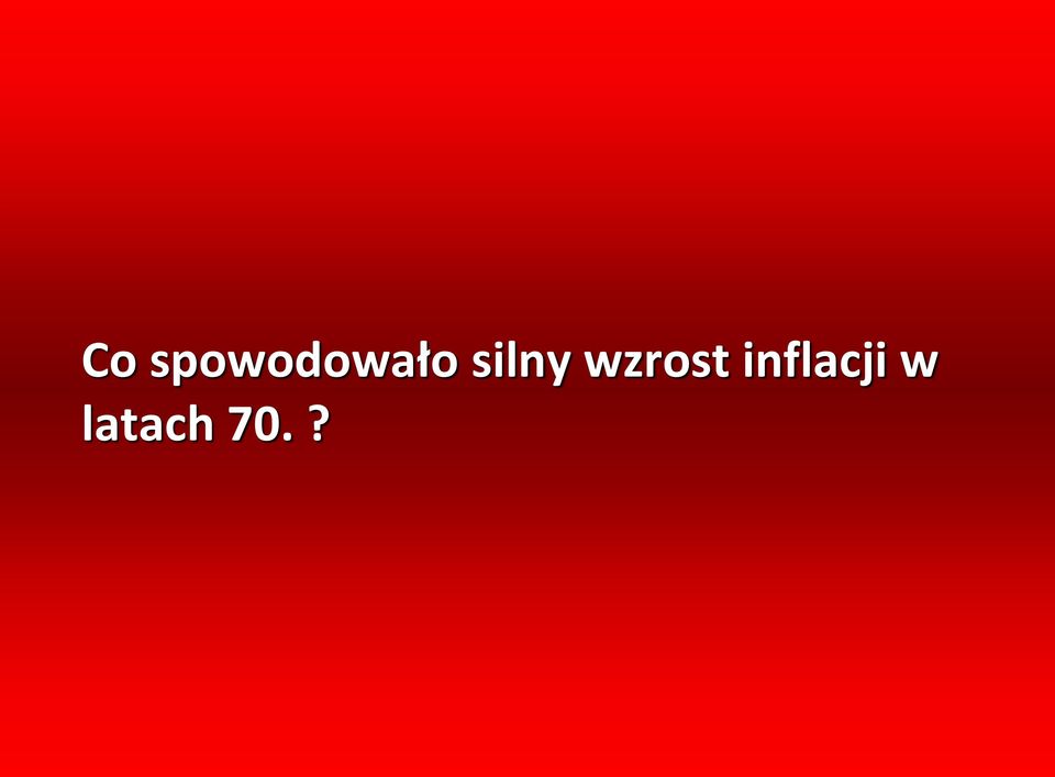silny wzrost