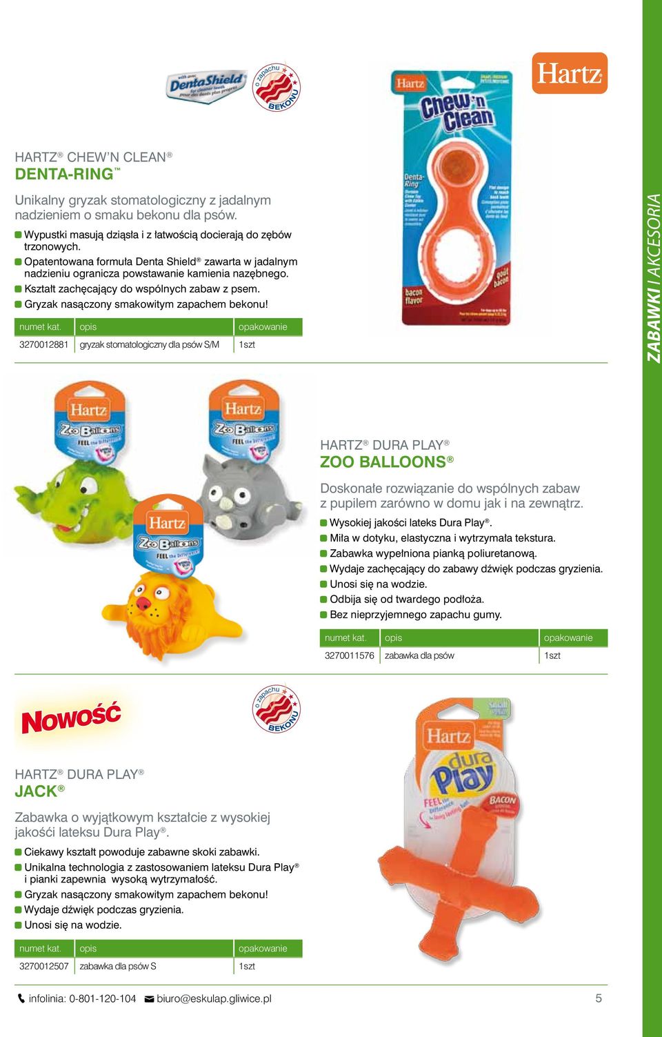 3270012881 gryzak stomatologiczny dla psów S/M 1szt ZABAWKI I AKCESORIA HARTZ Dura Play Zoo Balloons Doskonałe rozwiązanie do wspólnych zabaw z pupilem zarówno w domu jak i na zewnątrz.