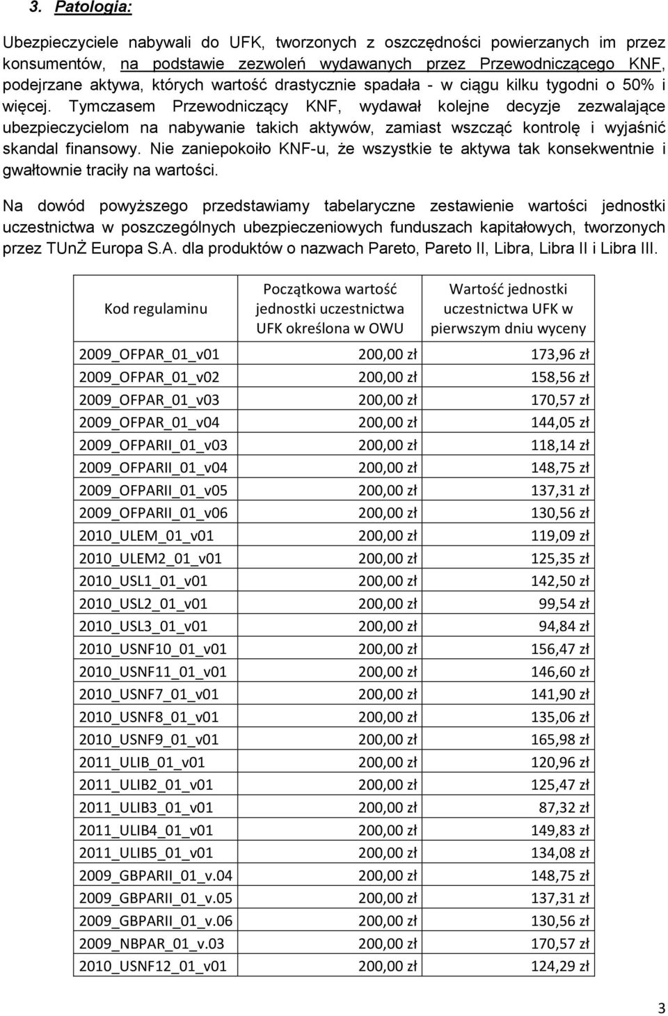 Tymczasem Przewodniczący KNF, wydawał kolejne decyzje zezwalające ubezpieczycielom na nabywanie takich aktywów, zamiast wszcząć kontrolę i wyjaśnić skandal finansowy.