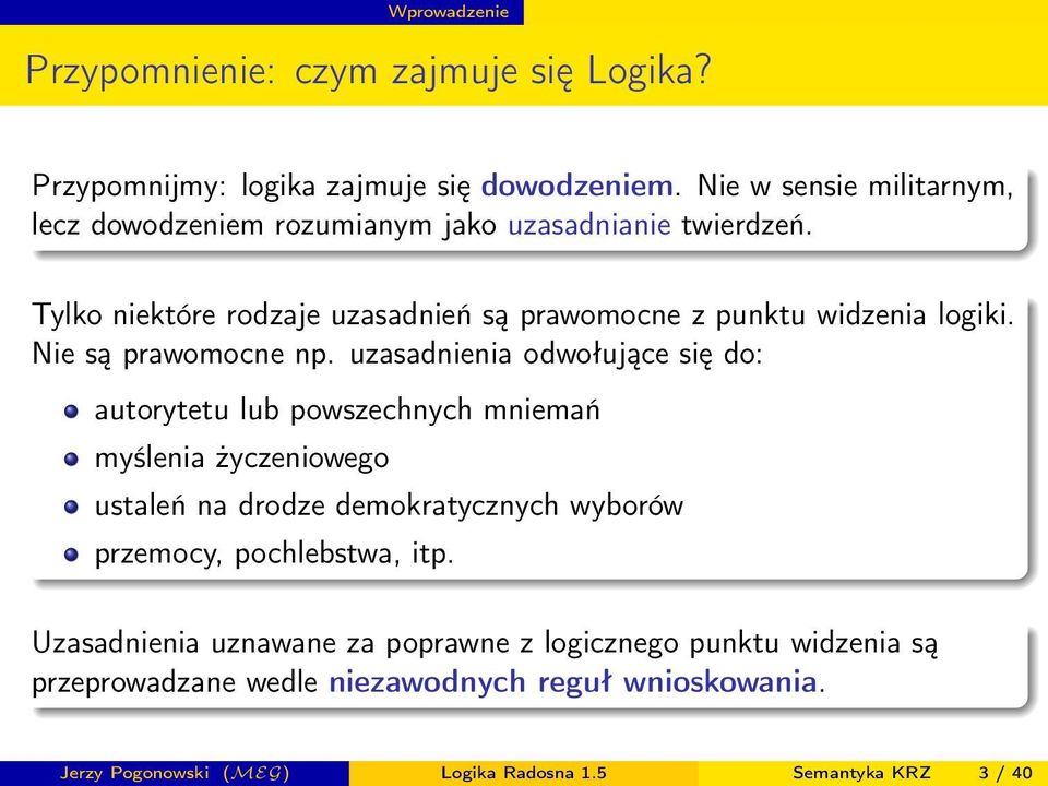 Nie są prawomocne np.