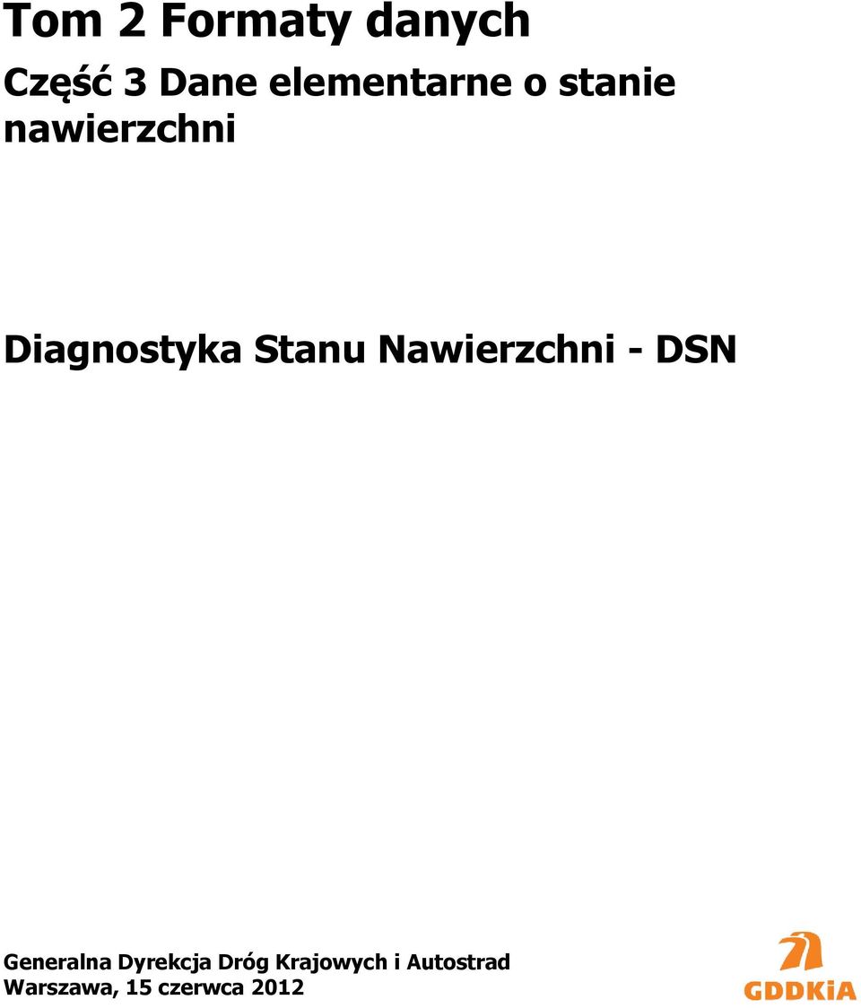 Nawierzchni - DSN Generalna Dyrekcja