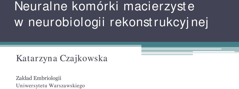 Katarzyna Czajkowska Zakład