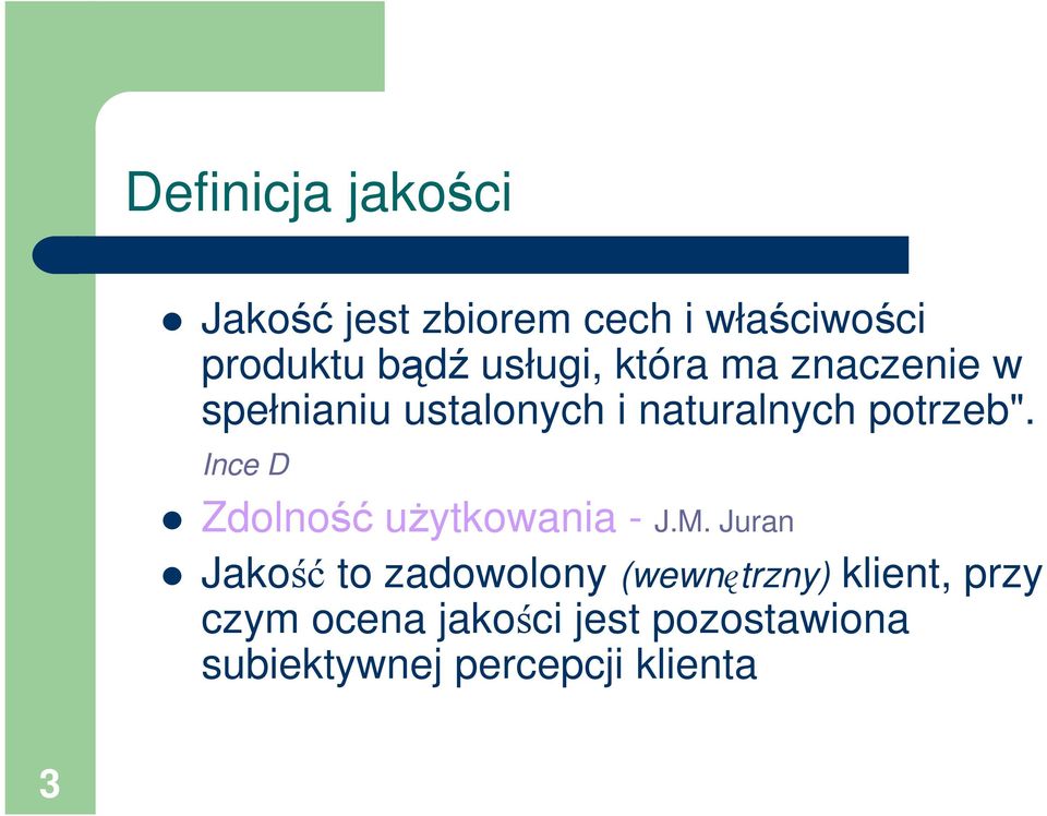 Ince D Zdolno uytkowania - J.M.