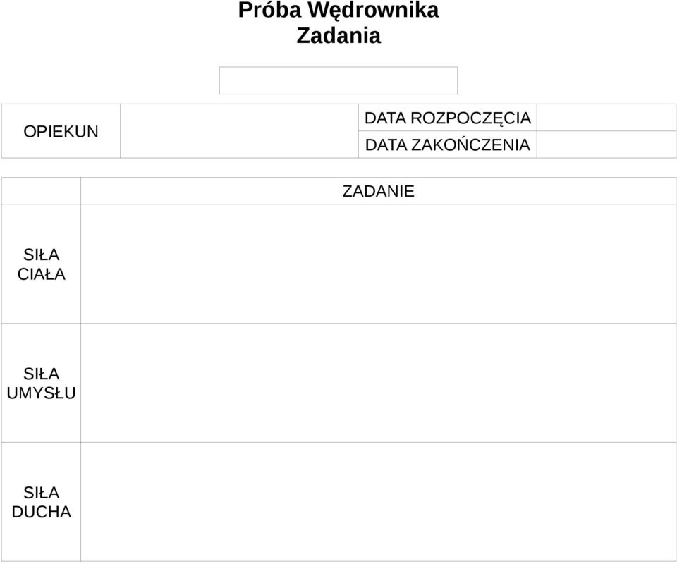 ROZPOCZĘCIA DATA