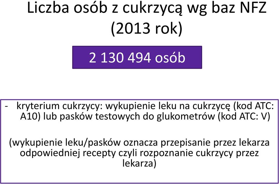 do glukometrów (kod ATC: V) (wykupienie leku/pasków oznacza przepisanie