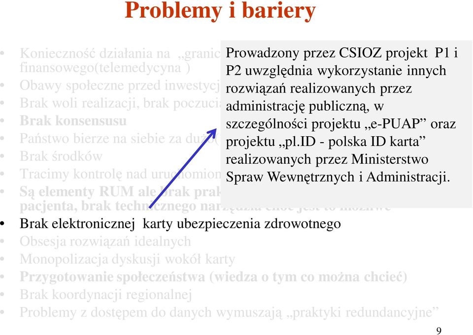 publiczną, w Brak konsensusu szczególności projektu e-puap oraz Państwo bierze na siebie za dużo(?) projektu pl.