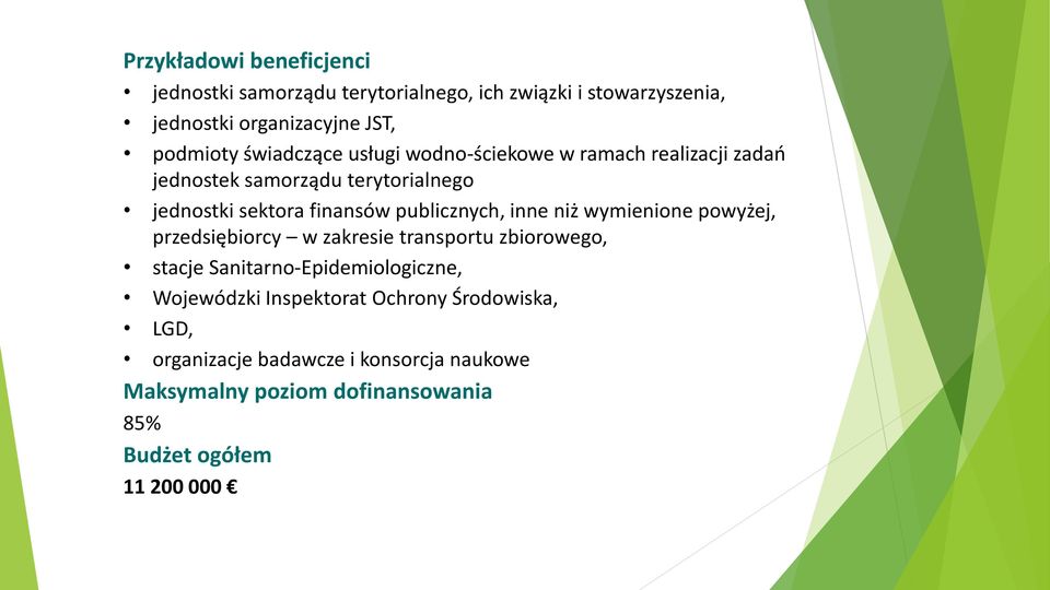 publicznych, inne niż wymienione powyżej, przedsiębiorcy w zakresie transportu zbiorowego, stacje Sanitarno-Epidemiologiczne,