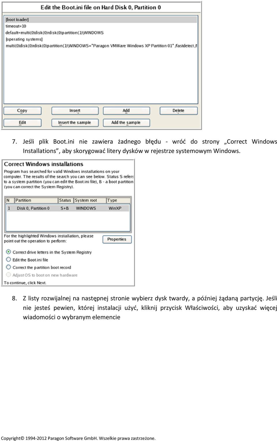 litery dysków w rejestrze systemowym Windows. 8.