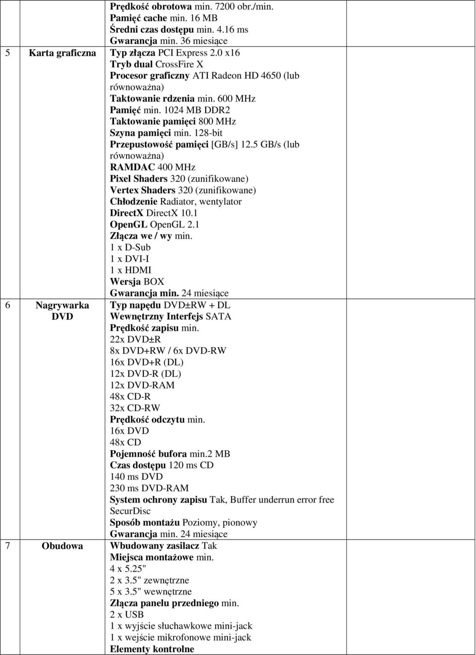 128-bit Przepustowość pamięci [GB/s] 12.5 GB/s (lub równoważna) RAMDAC 400 MHz Pixel Shaders 320 (zunifikowane) Vertex Shaders 320 (zunifikowane) Chłodzenie Radiator, wentylator DirectX DirectX 10.