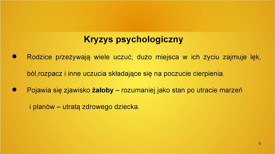 składające się na poczucie cierpienia.