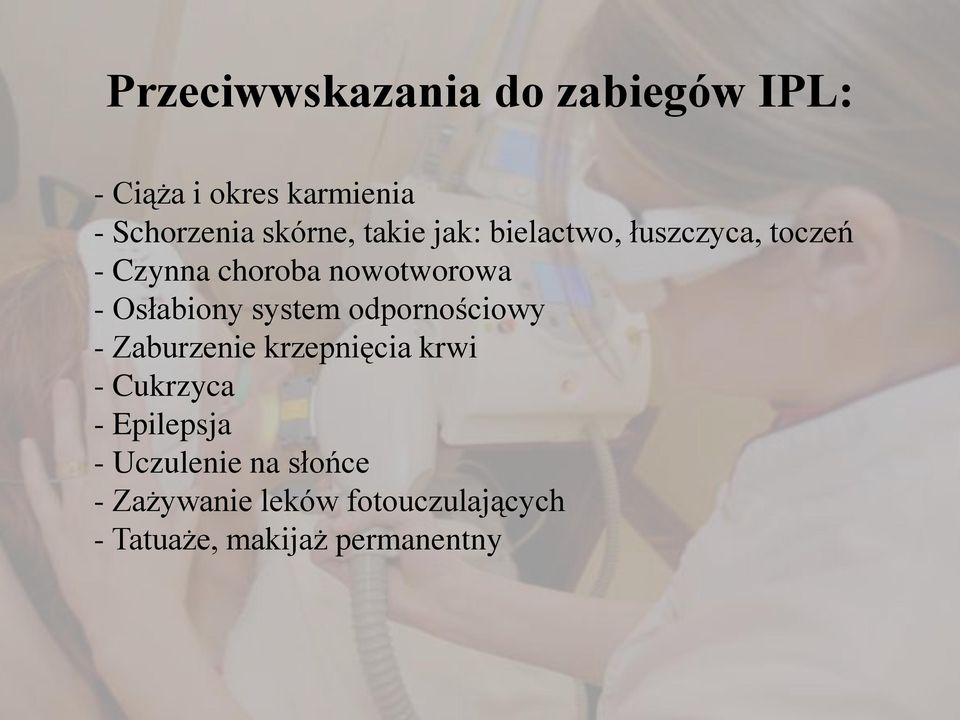 system odpornościowy - Zaburzenie krzepnięcia krwi - Cukrzyca - Epilepsja -