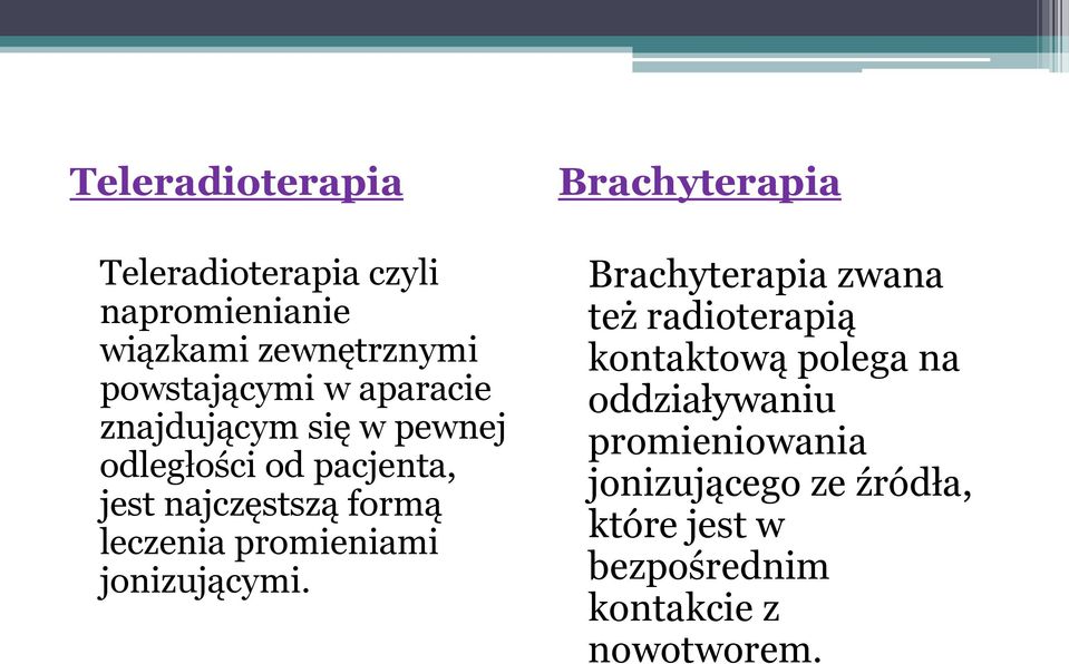 promieniami jonizującymi.