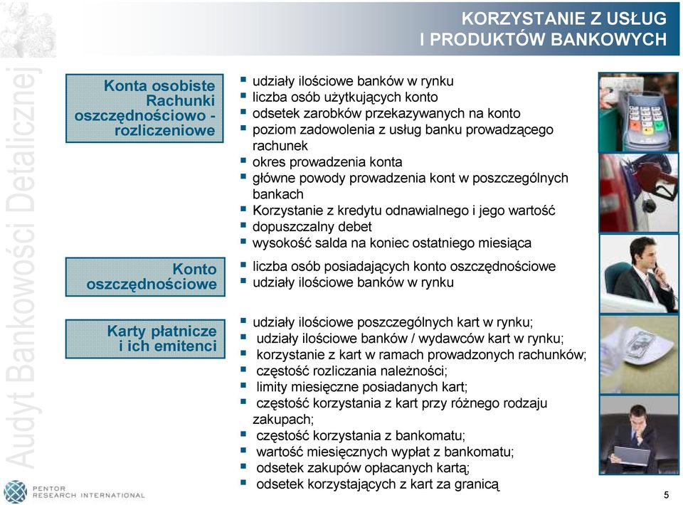 odnawialnego i jego wartość dopuszczalny debet wysokość salda na koniec ostatniego miesiąca liczba osób posiadających konto oszczędnościowe udziały ilościowe banków w rynku Karty płatnicze i ich